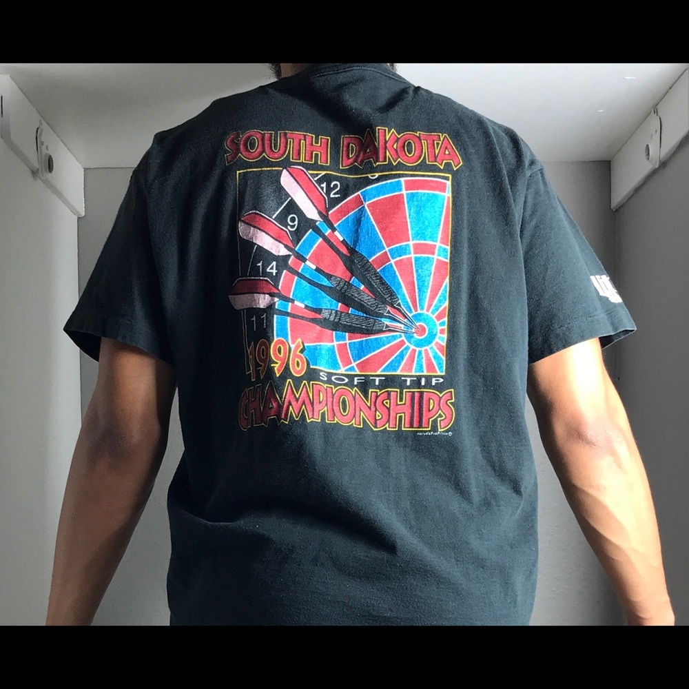 Vintage 1996 dart soft tip shirt size XL